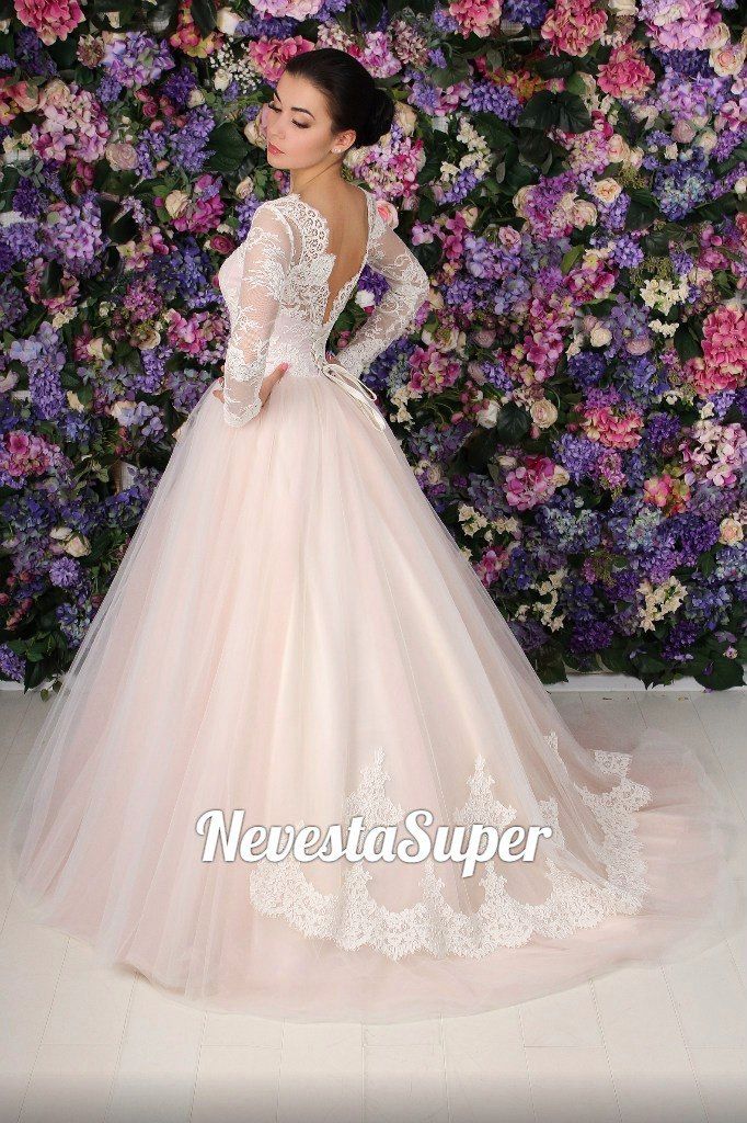 Свадебное платье "Пыльная роза"