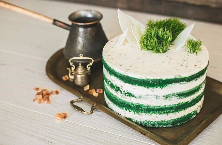 Торт Зелёный бархат