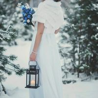 Волшебная Светлана Шаулис в её зимней фотосессии.