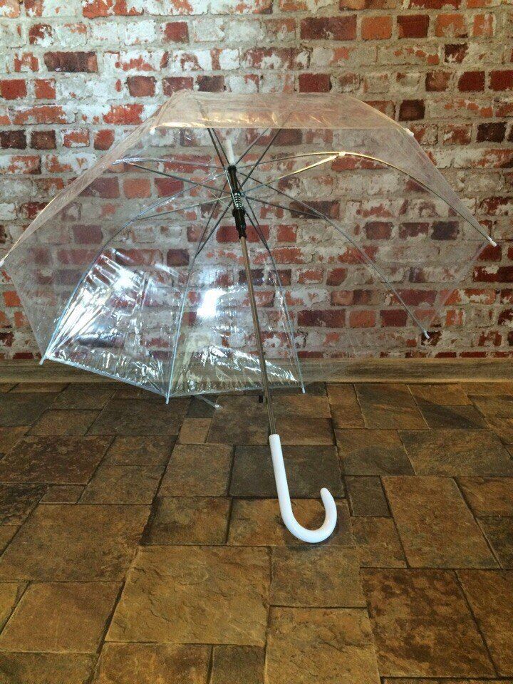 Аренда прозрачных зонтов для свадьбы, цена за 1 шт