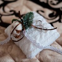 подушечка для колец ручная работа