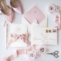 Свадебное приглашение "Розовая нежность"