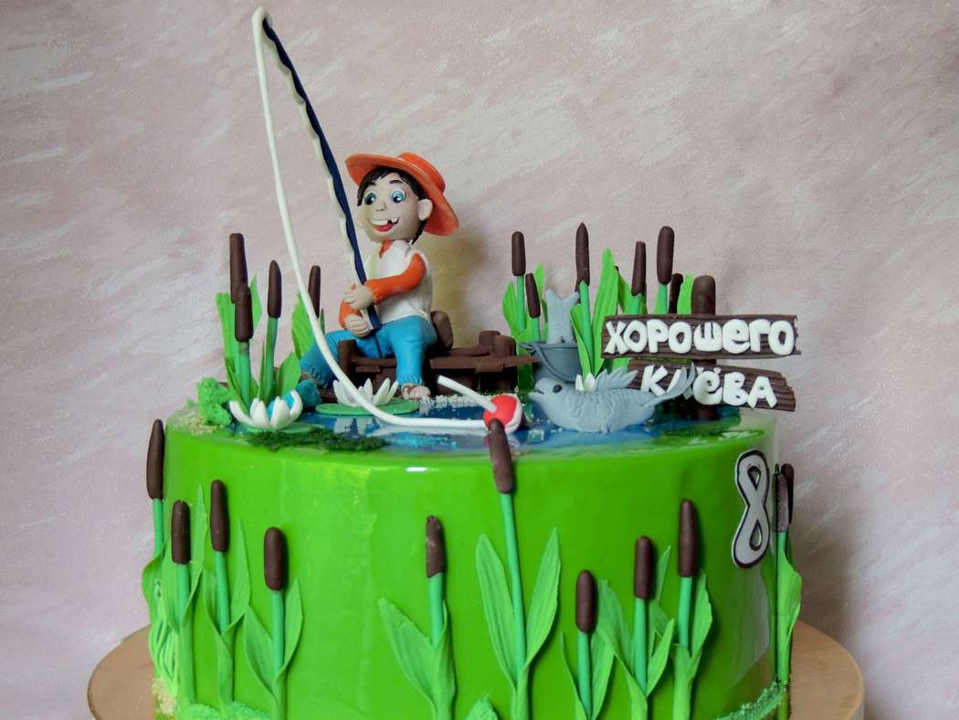 Торт для рыбака - фото 15648100 Кондитер Ирина К.