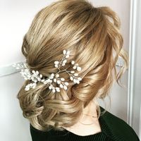 Прическа невесты (волосы до плеч)