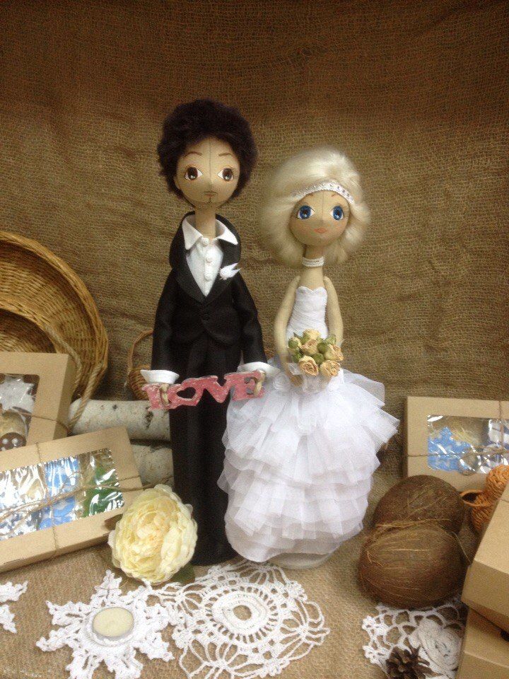 Свадебные куклы для украшения