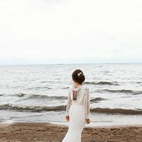 Свадебное платье  "Мерида" с индивидуальным добавлением украшения на спинке