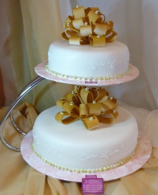 Свадебный торт.Вес 5 кг. - фото 3582755 Кондитерская дизайн студия "ТортЛюкс"