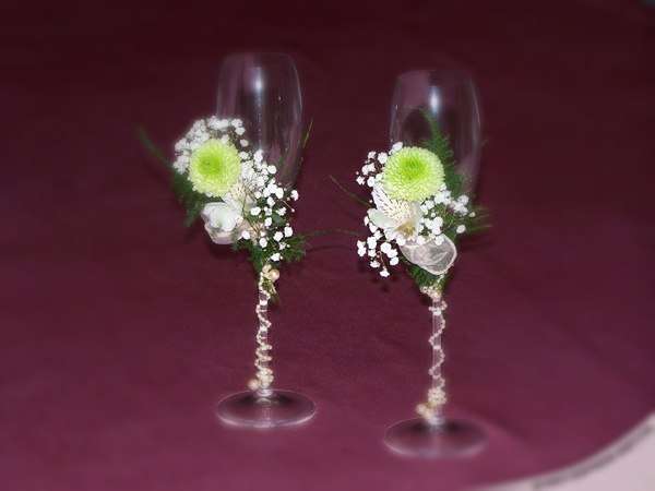 Фото 2587535 в коллекции свадебные бокалы - Цветочный магазинчик - услуги оформления