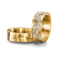 Обручальное кольцо с бриллиантом WRFJ61