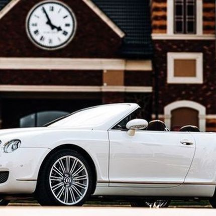 217 Кабриолет Bentley Continental GT белый аренда, 6 часов