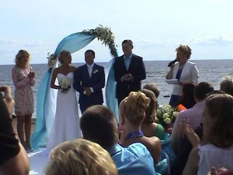 Выездная Церемония бракосочетания в ресторане "Макрель": свадебный регистратор Римма Чистякова