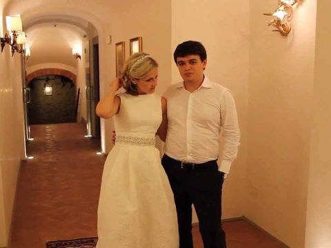 Оля + Саша, свадьба на вилле в Тоскане.