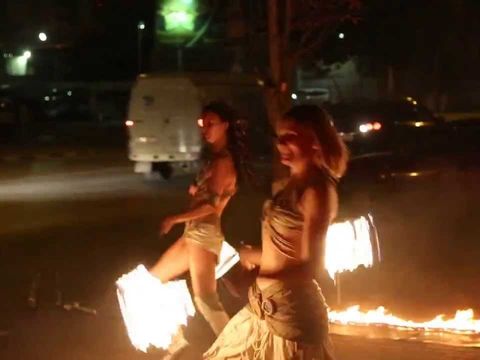 Огненное шоу в Саратове X-Fires Demo 2014