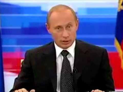 Шуточное интервью с В.В. Путиным.