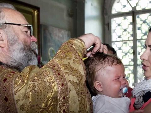 Крещение Данила, 14 июля 2012 года.