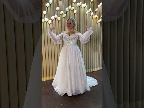 Свадебное платье TM ESTELAVIA в Саратове коллекции 2022 Eleganza size + модель Элиф