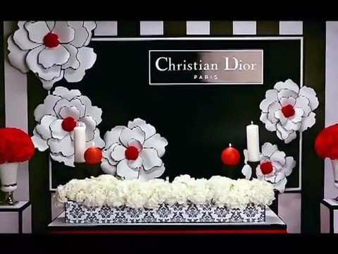 Оформление президиума в стиле Christian Dior 2016