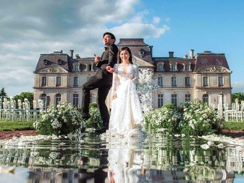 Китайская свадьба во Франции: Monica & Sherwin