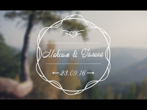 Свадебный ролик Максима и Галины